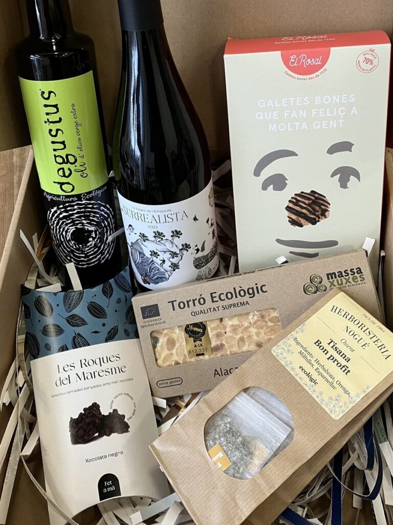 Paneres de Nadal 2026: cistelles de regal 100% de proximitat 2 panera nadal gran