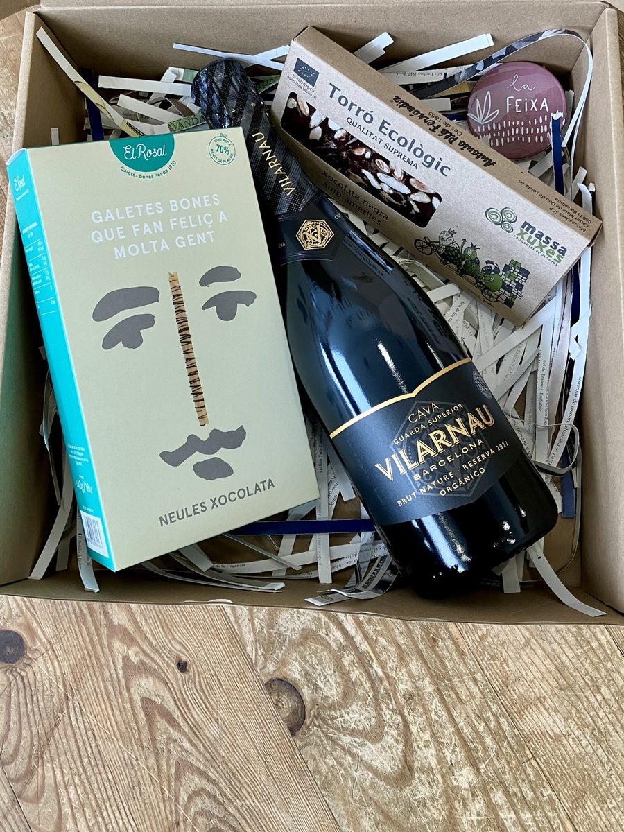 Paneres de Nadal 2026: cistelles de regal 100% de proximitat 5 Panera petita